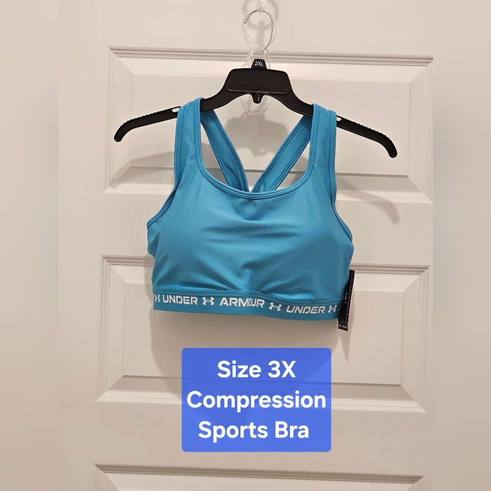 Under Armour Compression Sports Bra, NWT, Size 3X